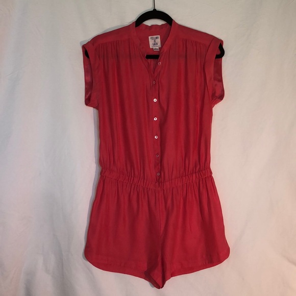 Urban Outfitters coral colored romper - Picture 1 of 2